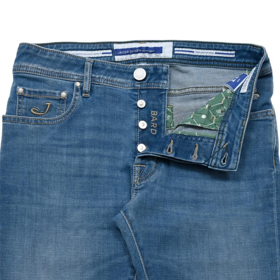 JACOB COHEN（ヤコブコーエン）BARDバード PREMIUM EDITION Sports Collection ウォッシュドコットンスリムテーパードデニム 226-32476 13055031052の画像