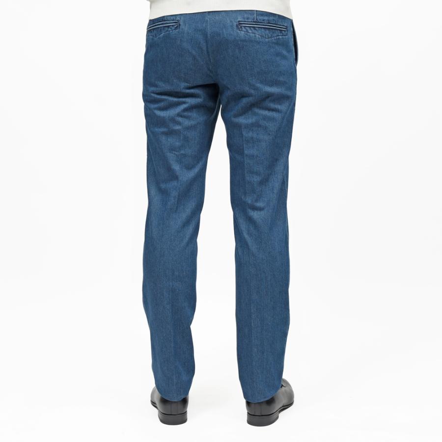 INCOTEX SLACKS（インコテックス スラックス）SLIM FIT ウォッシュドデニムテーパードパンツ 18S100/6608A/51504 13061000052の画像