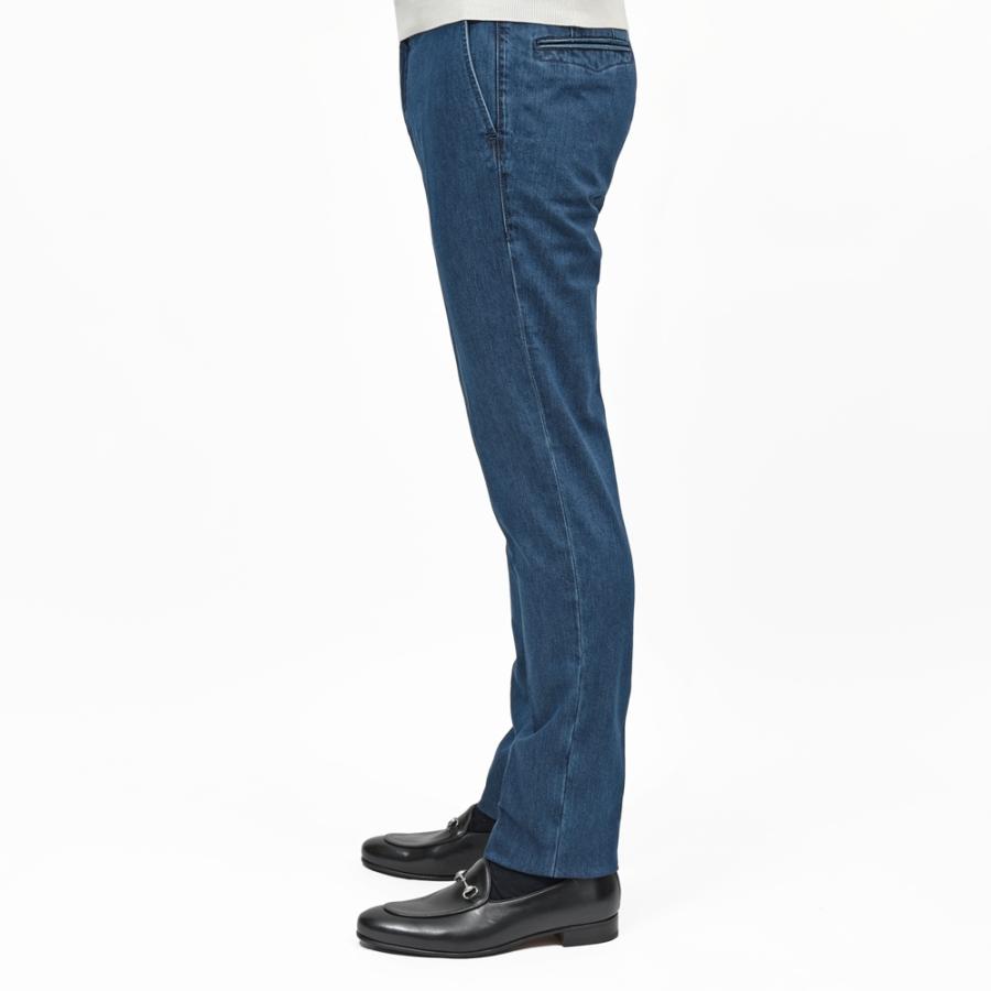 INCOTEX SLACKS（インコテックス スラックス）SLIM FIT ウォッシュドデニムテーパードパンツ 18S100/6608A/51504 13061000052の画像