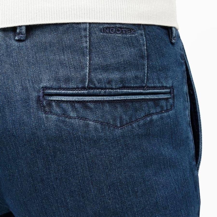 INCOTEX SLACKS（インコテックス スラックス）SLIM FIT ウォッシュドデニムテーパードパンツ 18S100/6608A/51504 13061000052の画像
