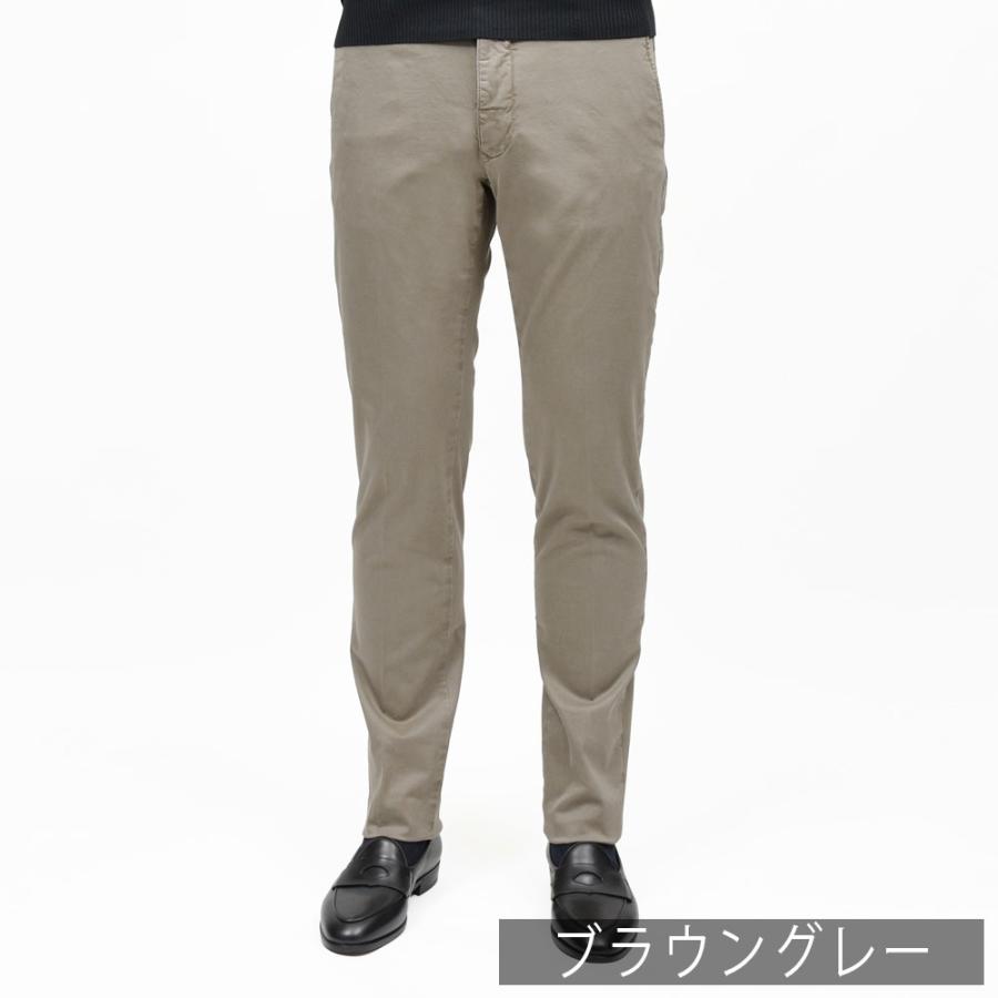 INCOTEX SLACKS（インコテックス スラックス）SLIM FIT ガーメントダイオーガニックコットンストレッチチノテーパードパンツ 18S100/9664C/51601 13061001052の画像