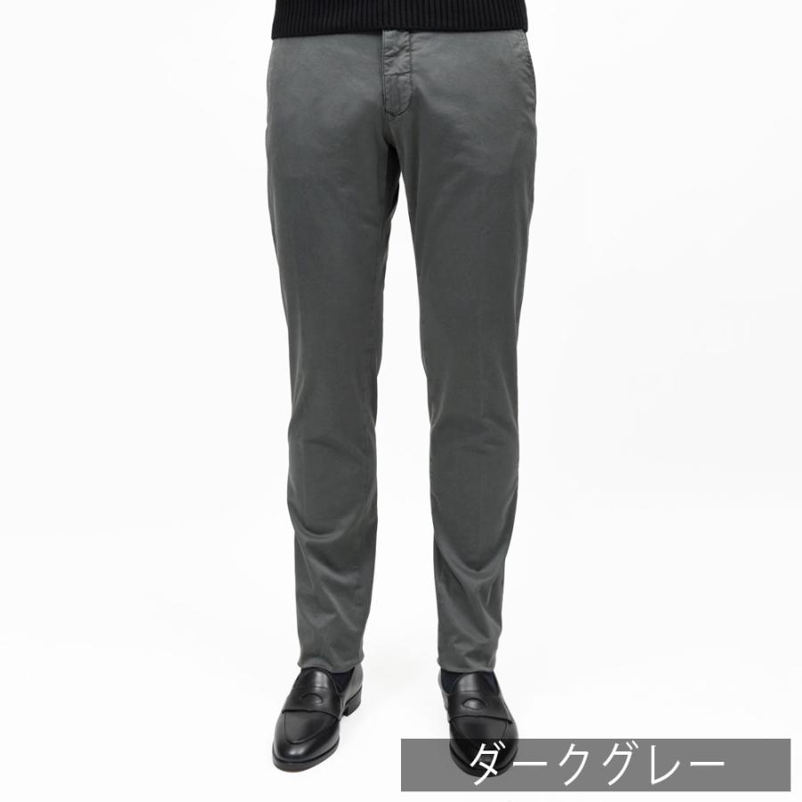 INCOTEX SLACKS（インコテックス スラックス）SLIM FIT ガーメントダイオーガニックコットンストレッチチノテーパードパンツ 18S100/9664C/51601 13061001052の画像