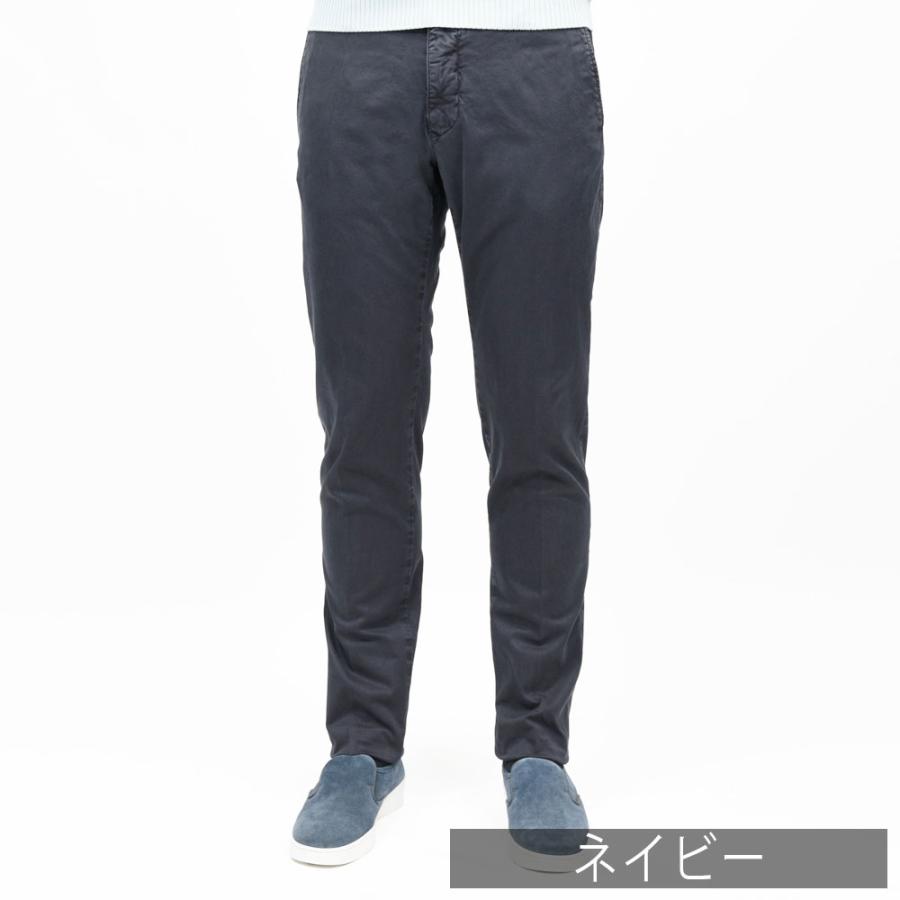 INCOTEX SLACKS（インコテックス スラックス）SLIM FIT ガーメントダイオーガニックコットンストレッチチノテーパードパンツ 18S100/9664C/51601 13061001052の画像