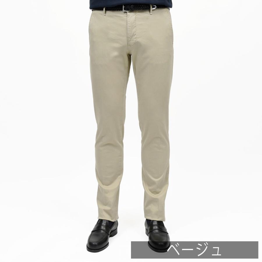 INCOTEX SLACKS（インコテックス スラックス）SLIM FIT ガーメントダイオーガニックコットンストレッチチノテーパードパンツ 18S100/9664C/51601 13061001052の画像