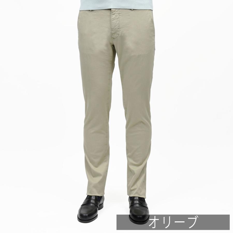 INCOTEX SLACKS（インコテックス スラックス）SLIM FIT ガーメントダイオーガニックコットンストレッチチノテーパードパンツ 18S100/9664C/51601 13061001052の画像