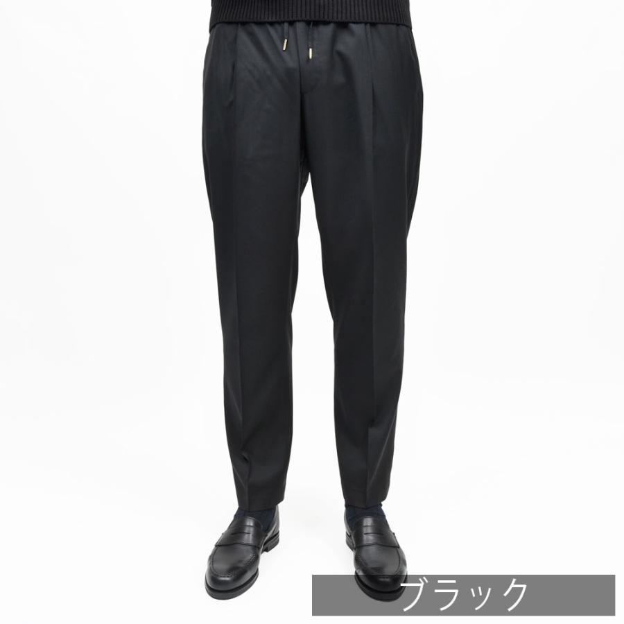 BRIGLIA1949（ブリリア1949）WIMBLEDONウィンブルドン REDA ACTIVEウールトロピカル1プリーツテーパードシャーリングパンツ WIMBS132 13061002109の画像
