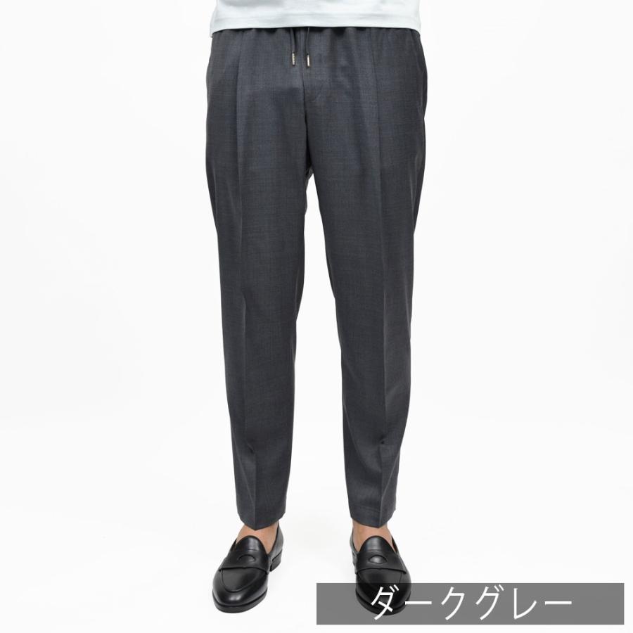 BRIGLIA1949（ブリリア1949）WIMBLEDONウィンブルドン REDA ACTIVEウールトロピカル1プリーツテーパードシャーリングパンツ WIMBS132 13061002109の画像
