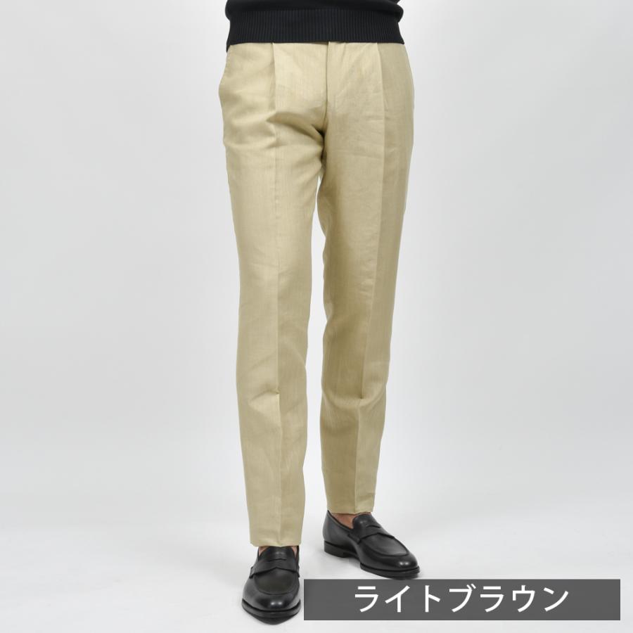 Rota（ロータ）リネン1プリーツテーパードパンツ 13061201059の画像