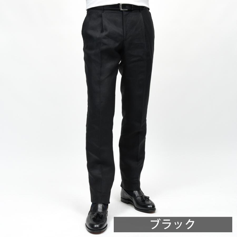 Rota（ロータ）リネン1プリーツテーパードパンツ 13061201059の画像