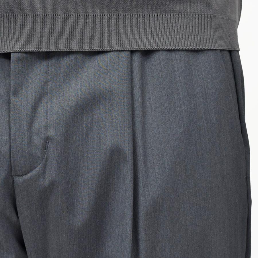 HERNO（ヘルノ）ウォーターレペレントテックウール1プリーツシャーリングパンツ PT000183U-33484 13065000132の画像