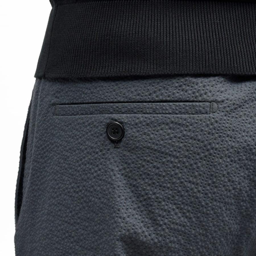 INCOTEX（インコテックス）TAPERED FIT ストレッチコットンシルクシアサッカー1プリーツシャーリングパンツ 470-51534(M) 13065302052の画像