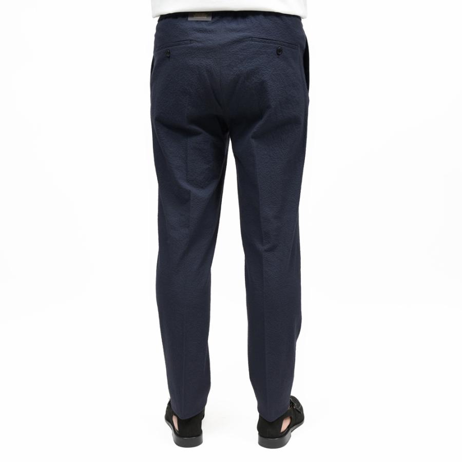 INCOTEX（インコテックス）TAPERED FIT ストレッチコットンシルクシアサッカー1プリーツシャーリングパンツ 470-51534(M) 13065302052の画像