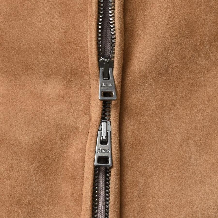 HERNO(ヘルノ)ストレッチゴートスエードジップアップブルゾン HERNO(ヘルノ)ストレッチゴートスエードジップアップブルゾン