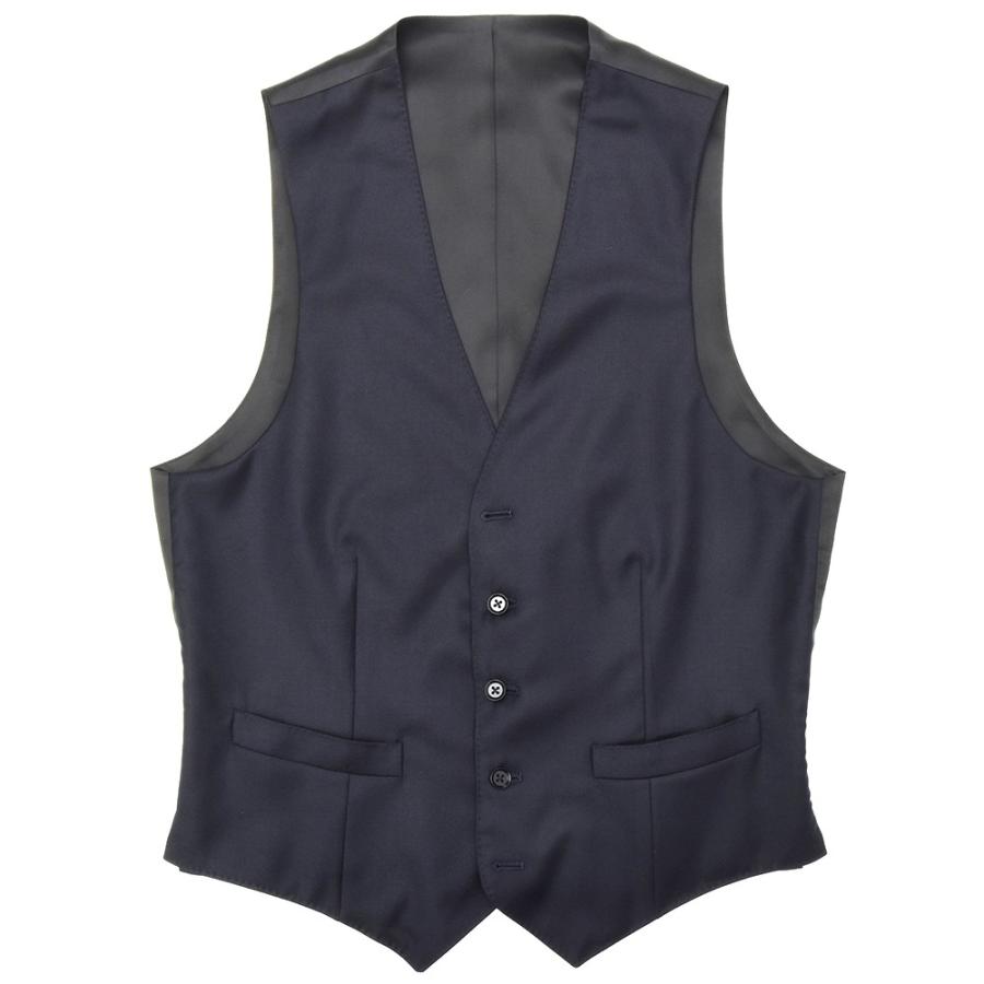 guji（グジ）SUPER130'sウールギャバジンソリッドジレ(MADE BY RING JACKET / LoroPianaファブリック使用)【オールシーズン】14001205028 | 