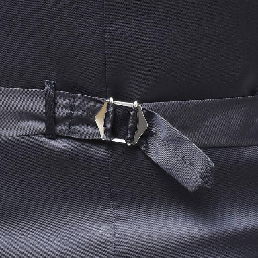 guji（グジ）ウールカシミアフランネルチョークストライプジレ(MADE BY RING JACKET / CARLO BARBERAファブリック使用) 【秋/冬】14002200028 |  | 04