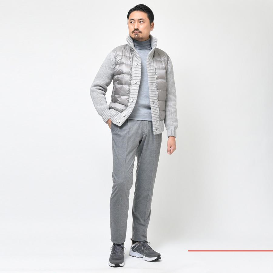 ヘルノ　ダウン　ニットブルゾン HERNO ヘルノ [秋冬] ウールカシミア ニット ダウン ショート