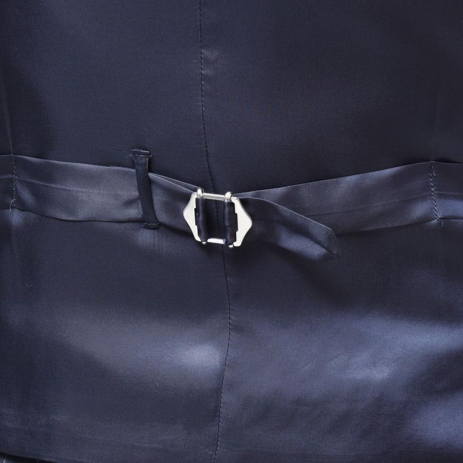 guji（グジ）フォックスブラザーズ ウールフレスコチョークストライプジレ(MADE BY RING JACKET)【SALE30】 |  | 10