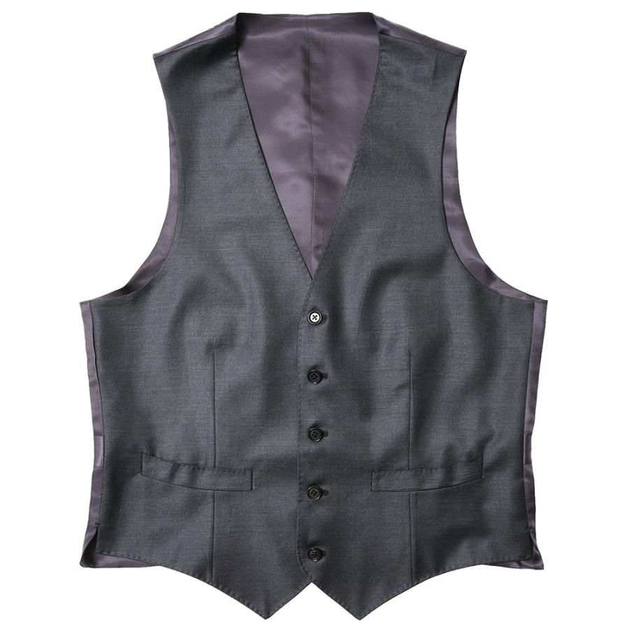 guji（グジ）SUPER150'sウールギャバジンソリッドジレ (MADE BY RING JACKET / LoroPianaファブリック使用)【オールシーズン】14021203028 | 