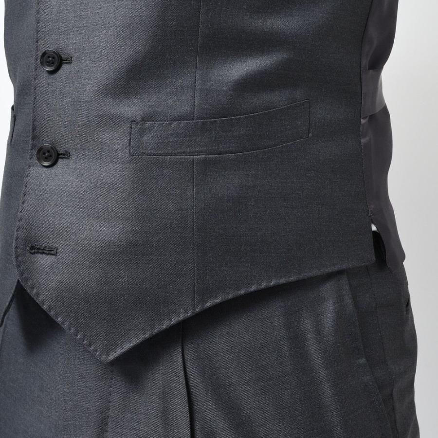 guji（グジ）SUPER150'sウールギャバジンソリッドジレ (MADE BY RING JACKET / LoroPianaファブリック使用)【オールシーズン】14021203028 |  | 03