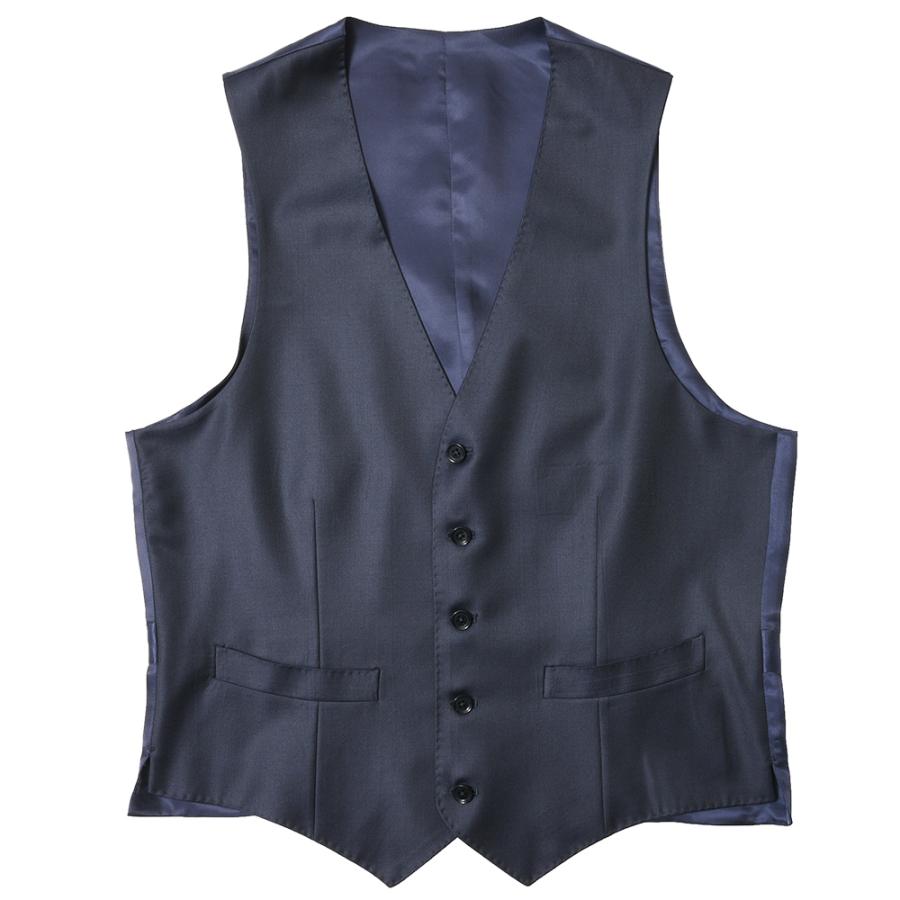 guji（グジ）SUPER150'sウールギャバジンソリッドジレ(MADE BY RING JACKET / LoroPianaファブリック使用)【オールシーズン】14021204028 | 