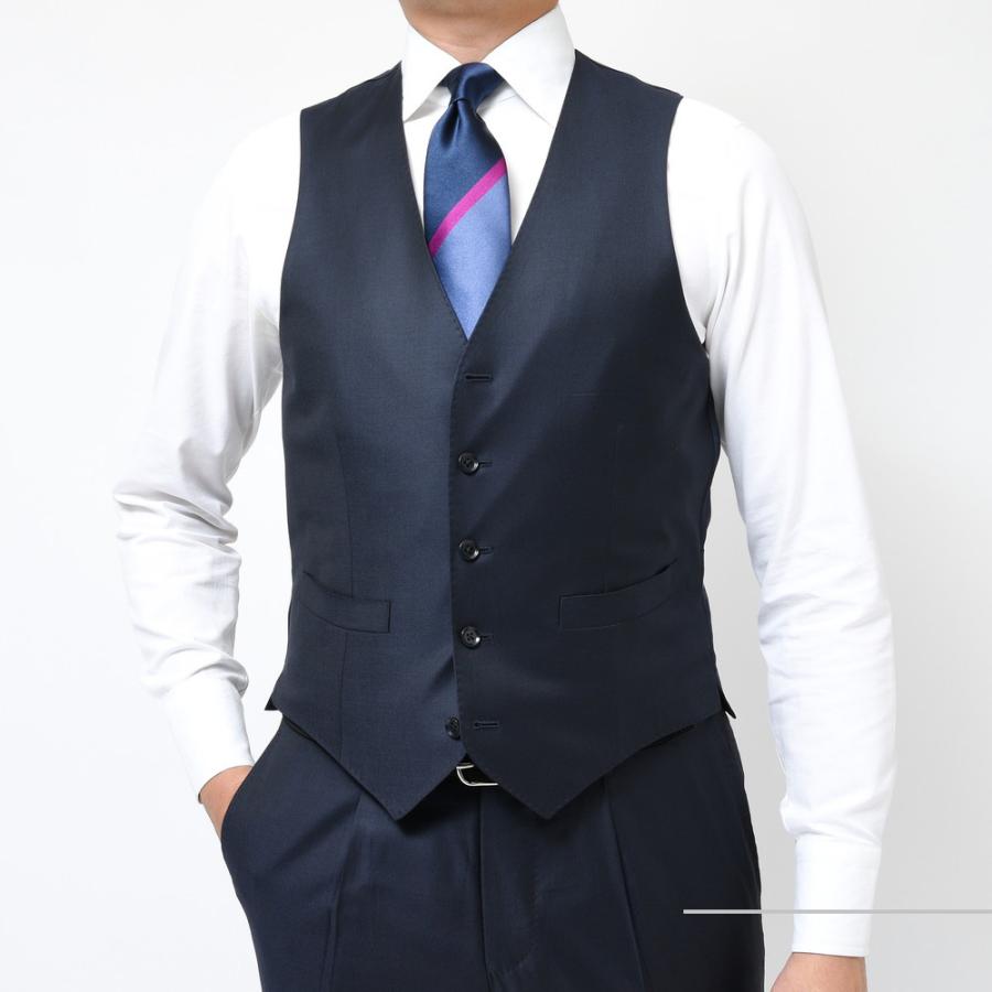 guji（グジ）SUPER150'sウールギャバジンソリッドジレ(MADE BY RING JACKET / LoroPianaファブリック使用)【オールシーズン】14021204028 |  | 01