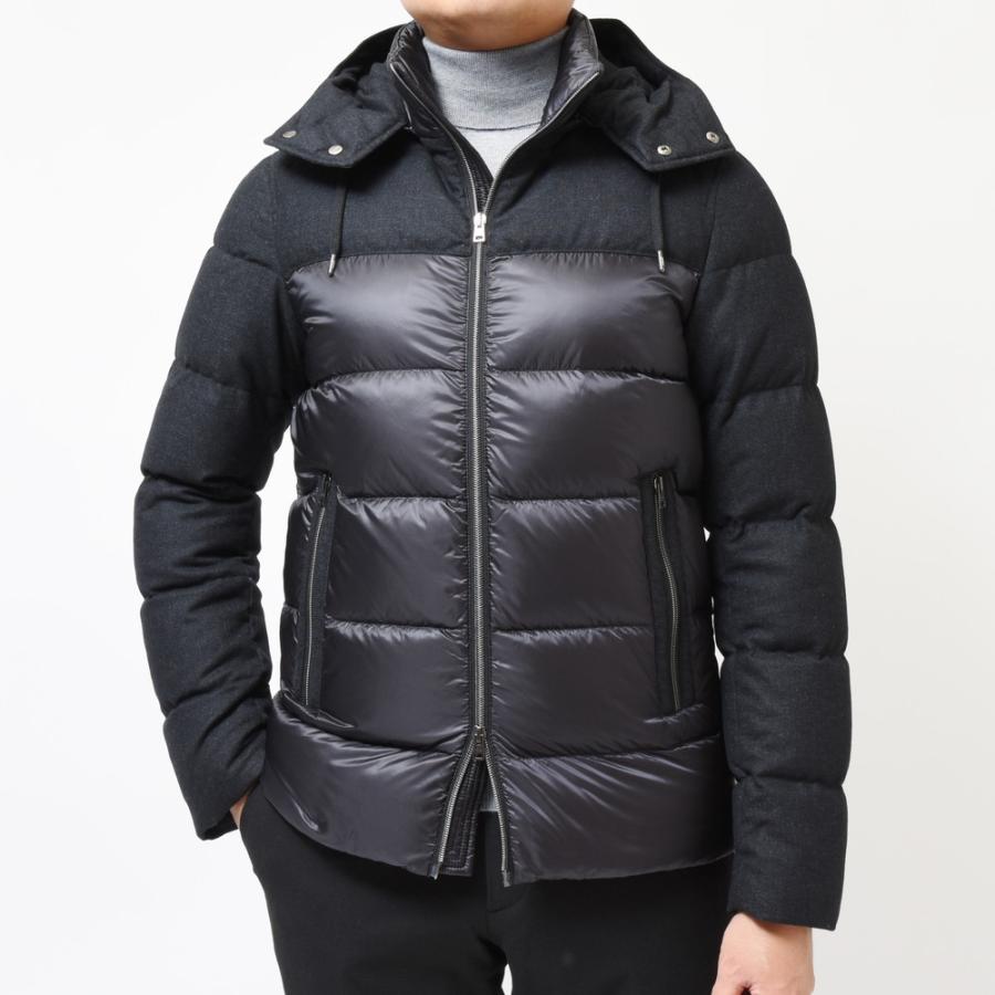 【超美品】HERNO ⭐︎ヘルノ⭐︎ダブルジップ ⭐︎ダウンベスト ⭐︎40 ⭐︎ブラック ヘルノ ダウンベスト 40 超美品】HERNO ⭐︎ヘルノ⭐︎ダブルジップ