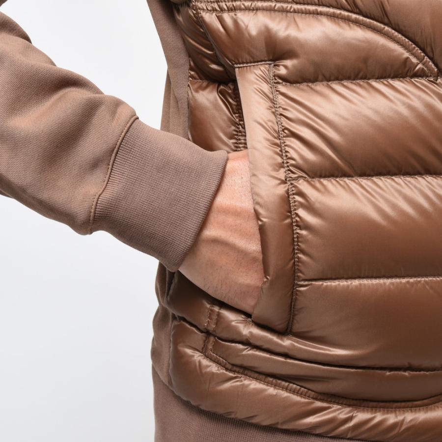 【SALE30】HERNO（ヘルノ）RESORTリゾート ウォーターレペレントナイロンライトダウンハイブリッドジップフーディー ...
