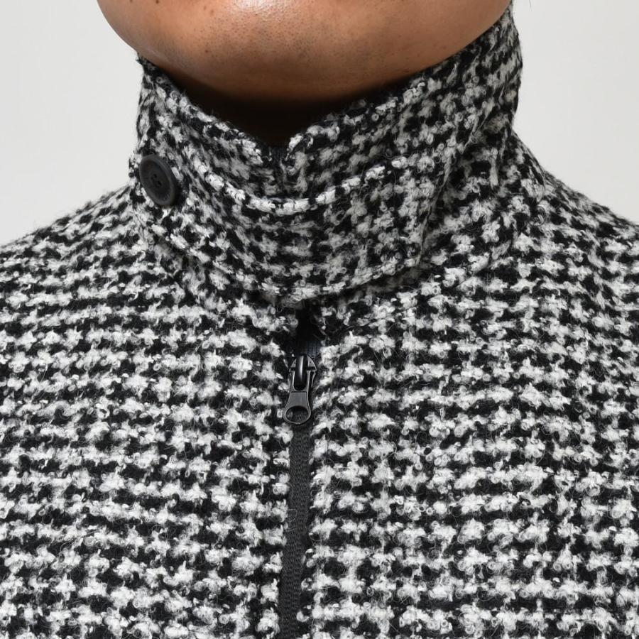 T-JACKET（ティージャケット）ウールアルパカブークレハウンドトゥースジップブルゾン 74712001 14026000065 |  | 05