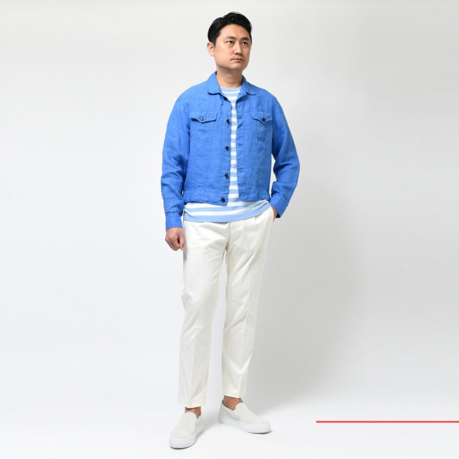 BAGUTTA （バグッタ）ウォッシュドリネンソリッド3rdタイプトラッカー 
