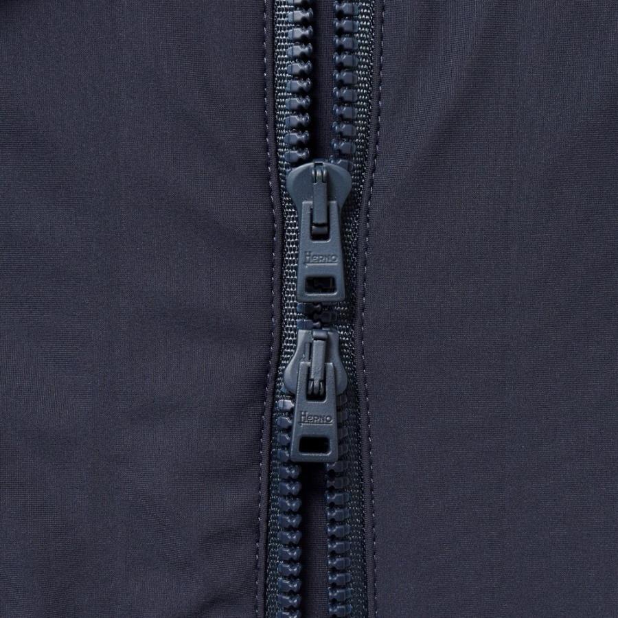 HERNO（ヘルノ）ストレッチナイロン×コットンミラノリブ