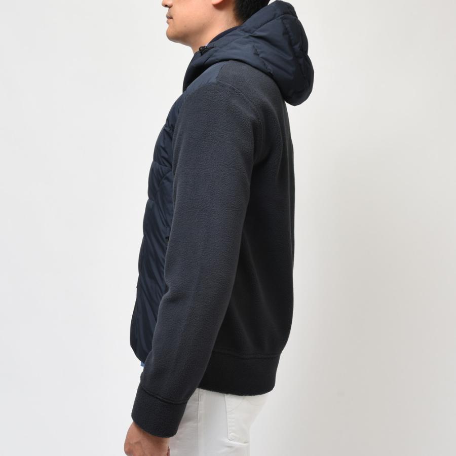 HERNO ラミナー コットンスウェット　2レイヤーゴアテックスフーディー HERNO（ヘルノ）Laminarラミナー マーセライズドコットンスウェット×2
