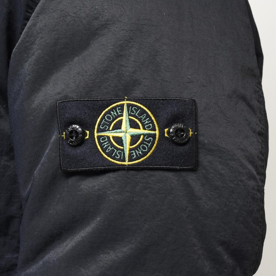 STONE ISLAND(ストーンアイランド) ガーメントダイナイロンツイルフーデッドダウンジャケット 79-154-25-21 14032400198｜guji｜18