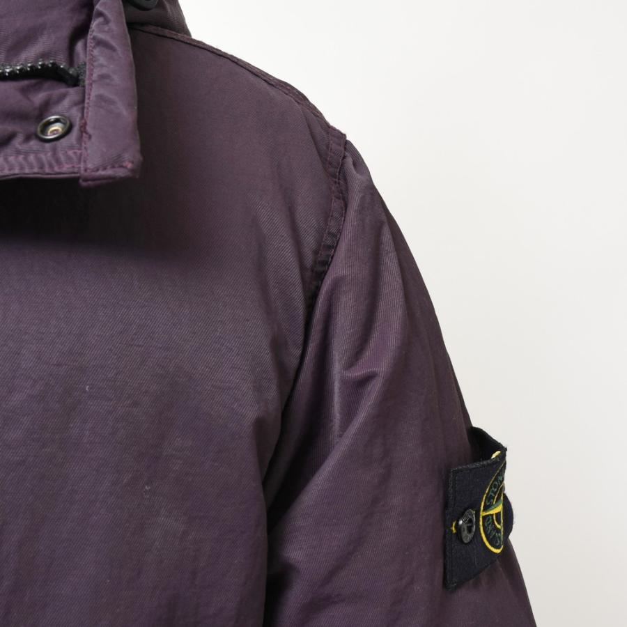 STONE ISLAND(ストーンアイランド) ガーメントダイナイロンツイルフーデッドダウンジャケット 79-154-25-21 14032400198｜guji｜07