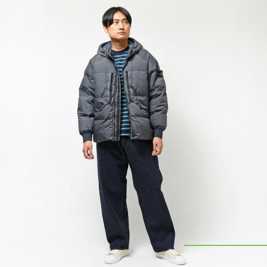 STONE ISLAND(ストーンアイランド)ガーメントダイナイロンレップスフーデッドダウンジャケット 79-154-07-23 14032402198｜guji｜12