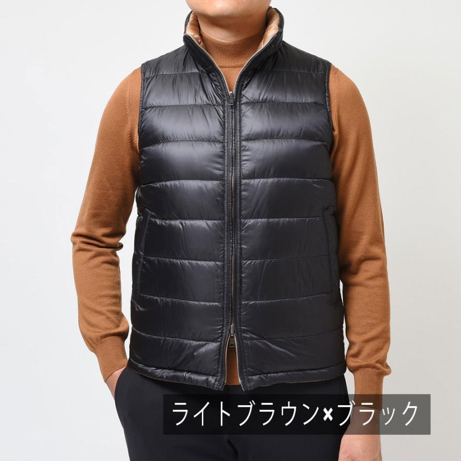 HERNO（ヘルノ）ウォーターレペレントナイロンウルトラライトリバーシブルダウンベスト PI0200U-12020 14032600132の画像