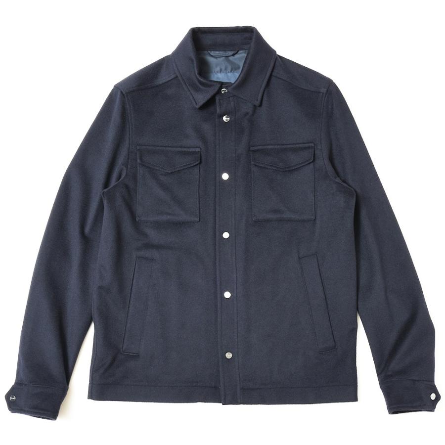 HERNO（ヘルノ）ウールカシミアフランネルCPOシャツブルゾン GI000312U 