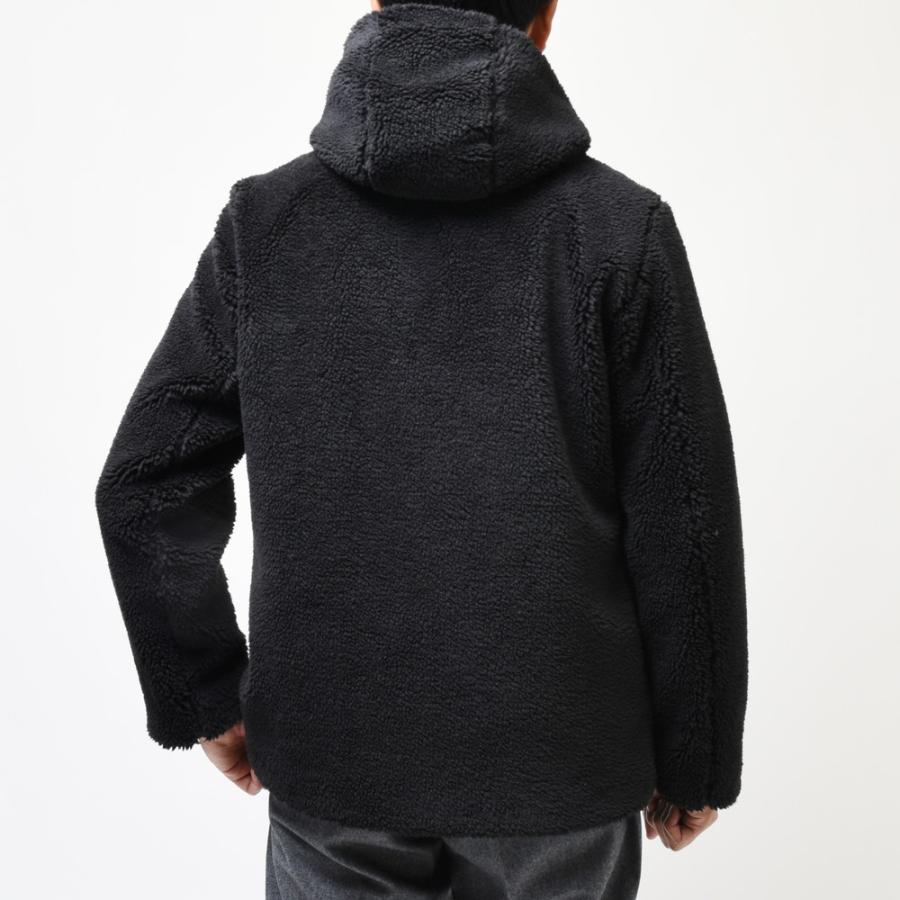 HERNO（ヘルノ）ポリエステルボアダブルジップフーディーブルゾン