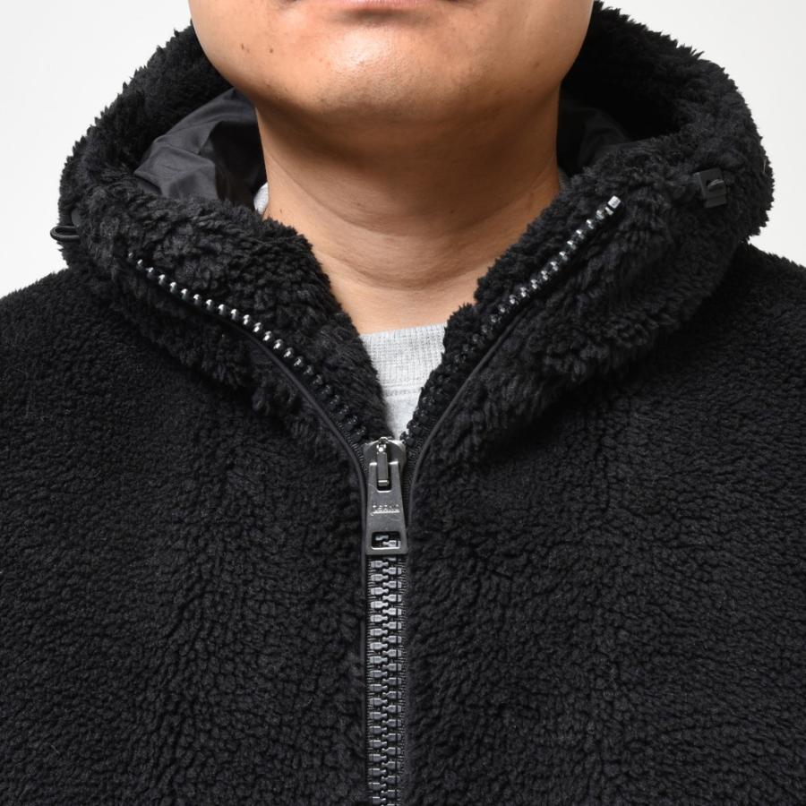 HERNO（ヘルノ）ポリエステルボアダブルジップフーディーブルゾン
