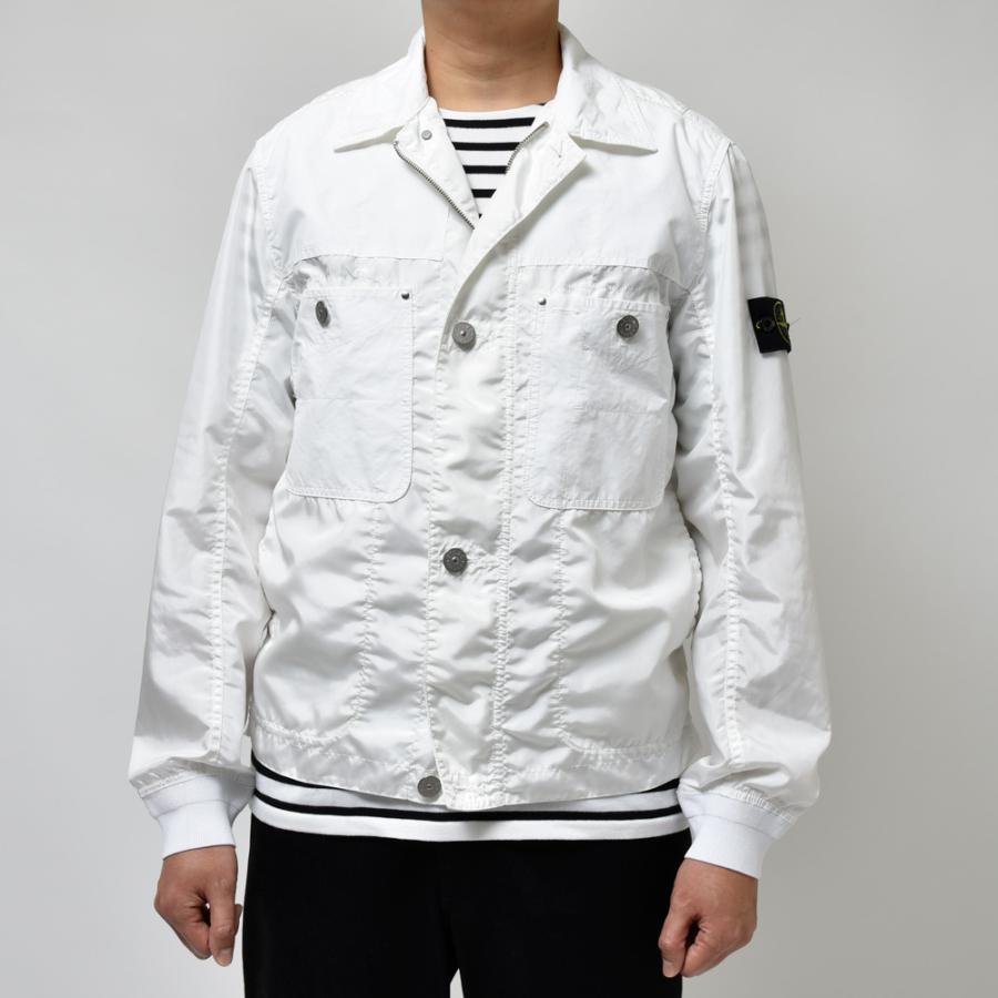 【SALE40％】STONE ISLAND(ストーンアイランド)ポリエステルナイロントラッカージャケット 80-154-29-32 14041402198の画像