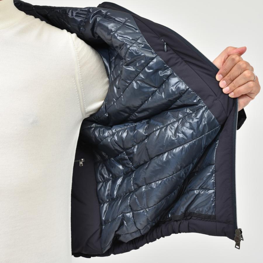 HERNO（ヘルノ）RESORTリゾート ウォーターレペレントナイロンフーディーブルゾン(パッカブル) GI00042UR-12387S ...