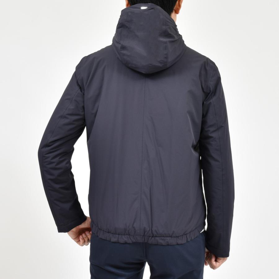 HERNO（ヘルノ）RESORTリゾート ウォーターレペレントナイロンフーディーブルゾン(パッカブル) GI00042UR-12387S ...
