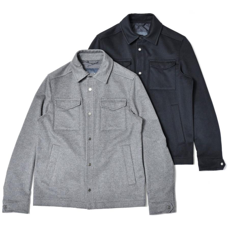 HERNO(ヘルノ)ウールカシミアフランネルシャツブルゾン HERNO(ヘルノ)ウールカシミアフランネルシャツブルゾン