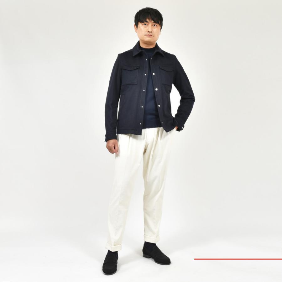 HERNO(ヘルノ)ウールカシミアフランネルシャツブルゾン HERNO(ヘルノ)ウールカシミアフランネルシャツブルゾン