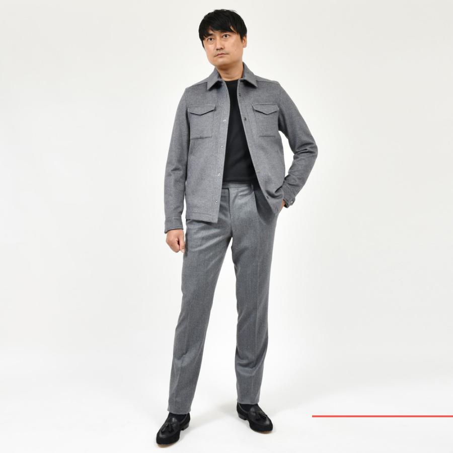 HERNO(ヘルノ)ウールカシミアフランネルシャツブルゾン HERNO(ヘルノ)ウールカシミアフランネルシャツブルゾン