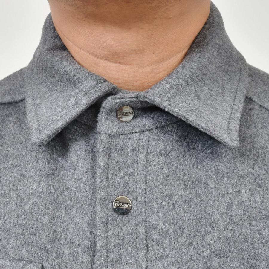 HERNO(ヘルノ)ウールカシミアフランネルシャツブルゾン HERNO(ヘルノ)ウールカシミアフランネルシャツブルゾン