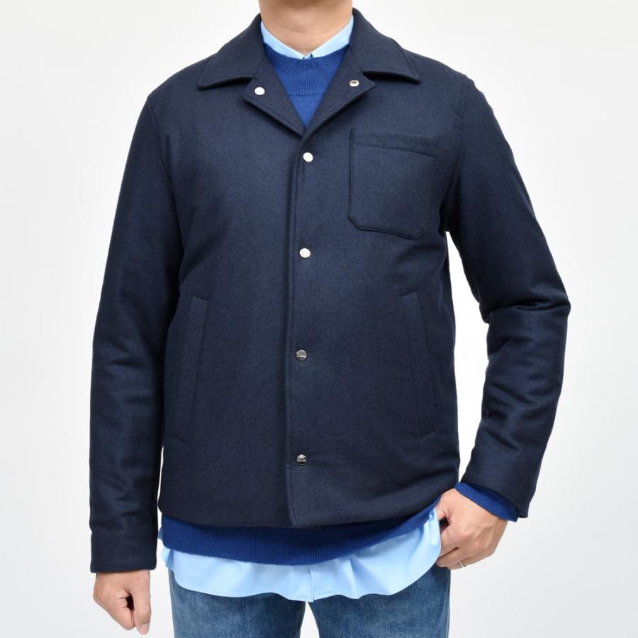 HERNO（ヘルノ）ウールリヨセルライトフランネルパデッドジャケット GI000445U-33429R 14042005132の画像