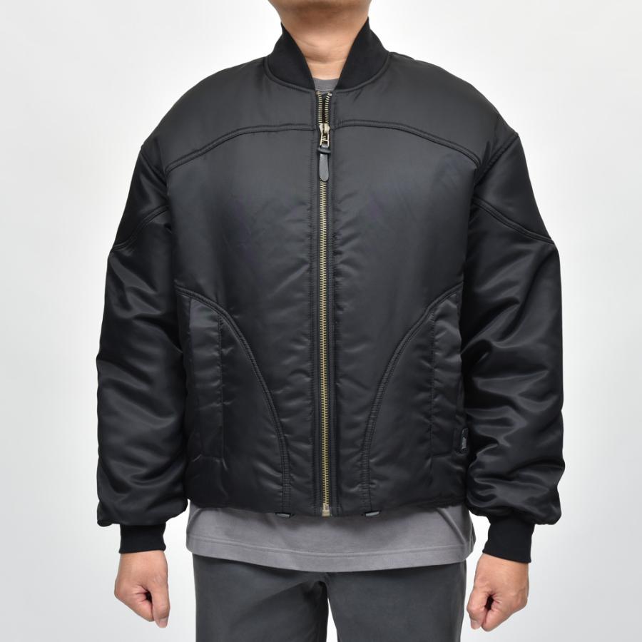 Bacon（ベーコン）W BOMBER TWILL ナイロンツイルパデットボマーブルゾン BACNUGIU480 14042401182の画像