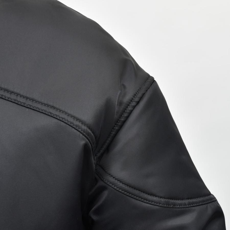 Bacon（ベーコン）W BOMBER TWILL ナイロンツイルパデットボマーブルゾン BACNUGIU480 14042401182の画像