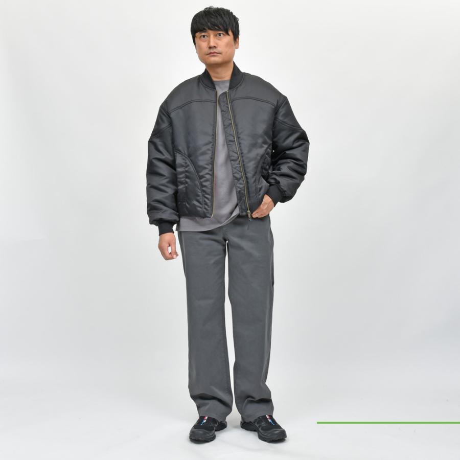 Bacon（ベーコン）W BOMBER TWILL ナイロンツイルパデットボマーブルゾン BACNUGIU480 14042401182の画像