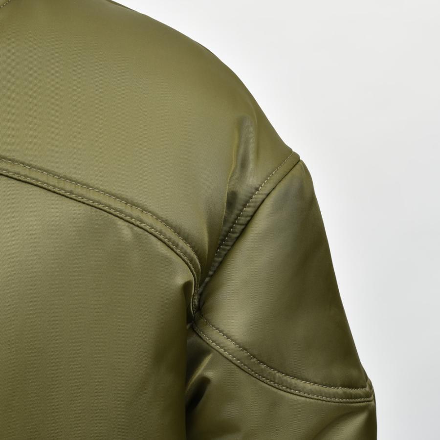 Bacon（ベーコン）W BOMBER TWILL ナイロンツイルパデットボマーブルゾン BACNUGIU480 14042401182の画像